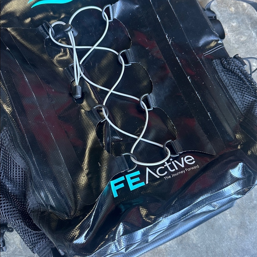 FEActive Waterproof Backpack 20L Black, Sealed Se… - image 3